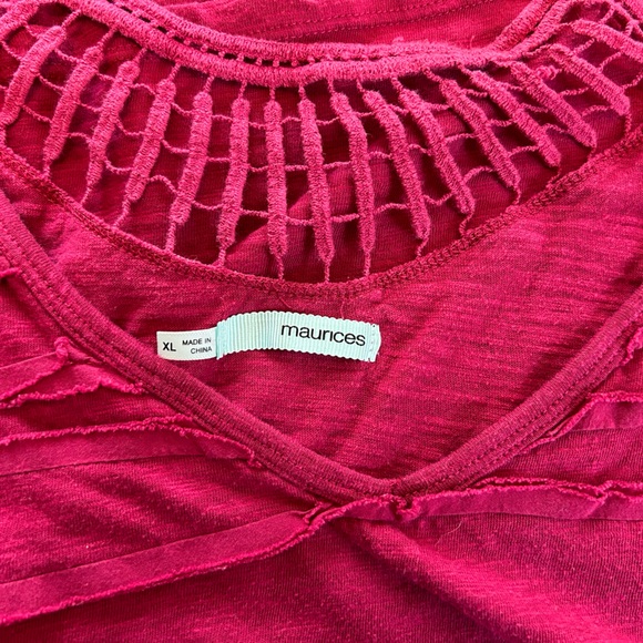 Maurices Summer Side Tie Shirt - Picture 6 of 8